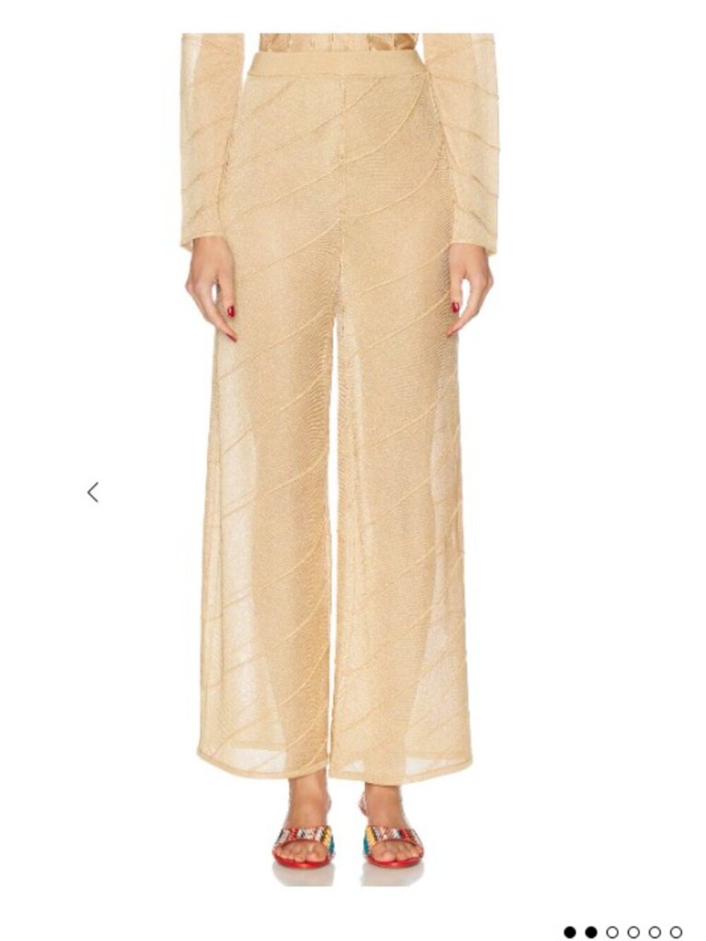 ISO Cult Gaia Parker Knit Coverup Pant in Tierra